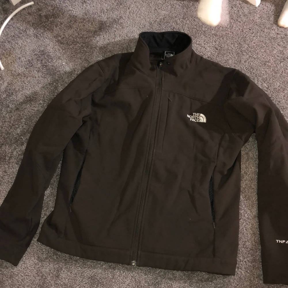 The North Face brown jacket